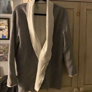 Draped cardigan